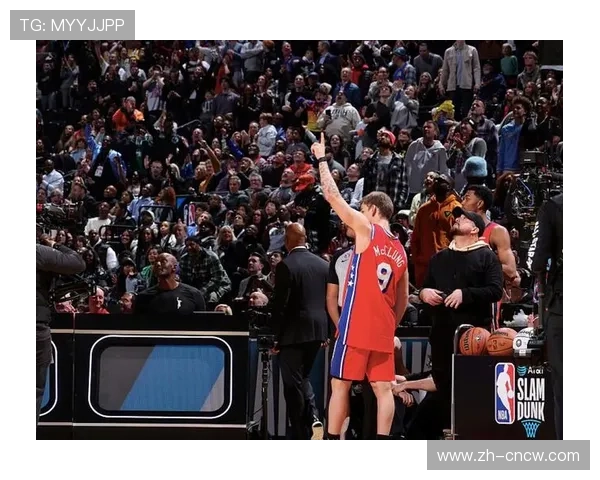 全明星周末单项赛现场，利拉德带伤完成关键三分投射